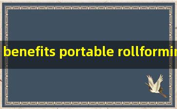 benefits portable rollforming machine gutter installation